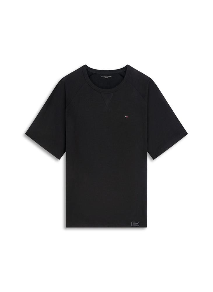 TOMMY HILFIGER Textured Raglan Sleeve Lounge T-Shirt - Image 5